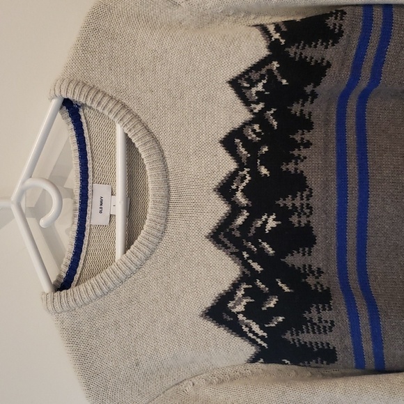 Old Navy Pullover Sweater Cotton/Nylon/Wool Blend Men's Large - Picture 3 of 10